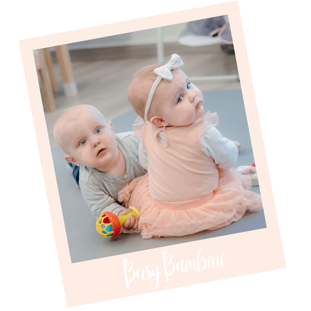 baby girl and boy